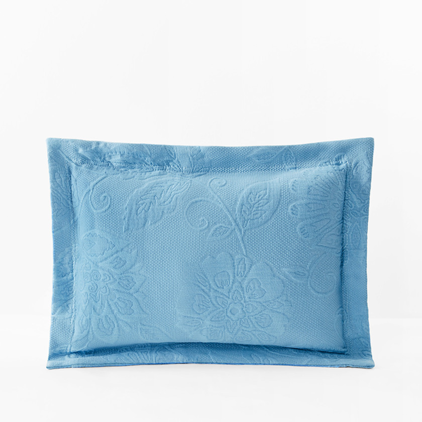 Putnam Cotton Matelassé Pillow Cover - Lagoon,Lagoon