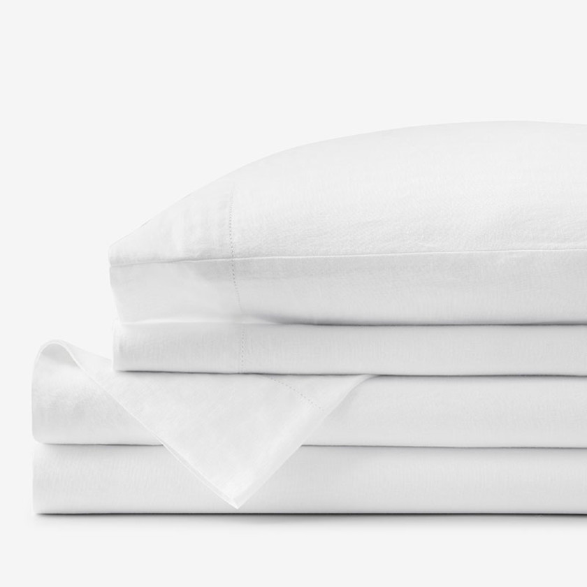 Premium Breathable Relaxed Linen Bed Sheet Set