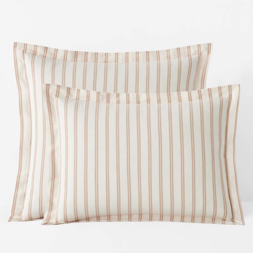 Narrow Stripe Classic Cool Cotton Percale Sham