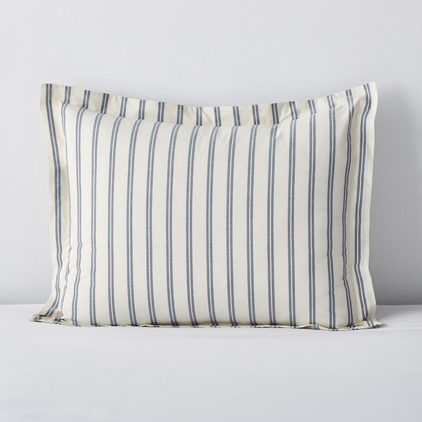 Tailored Stripes and Plaids Classic Cool Cotton Percale Sham