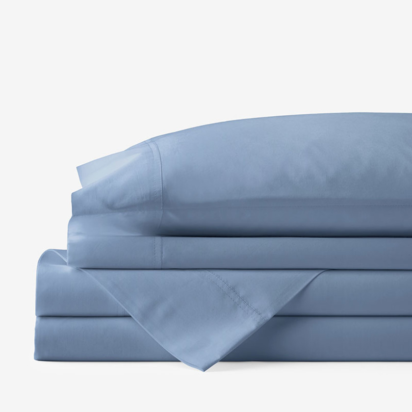 Classic Cool Cotton Percale Bed Sheet Set