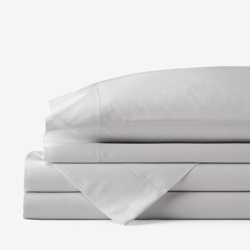 Classic Cool Cotton Percale Bed Sheet Set