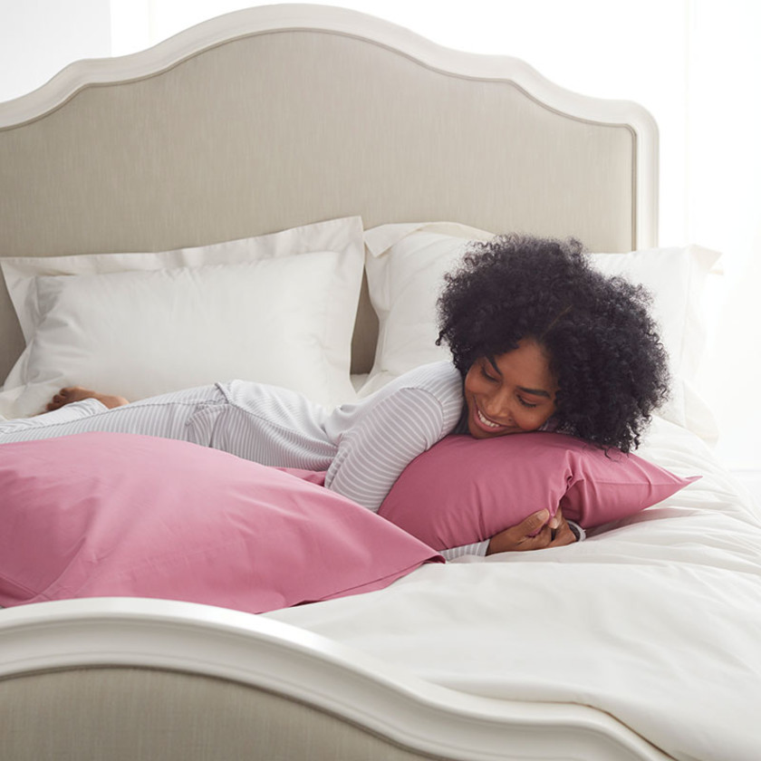 Classic Cool Cotton Percale Bed Duvet Cover - White, Twin,White