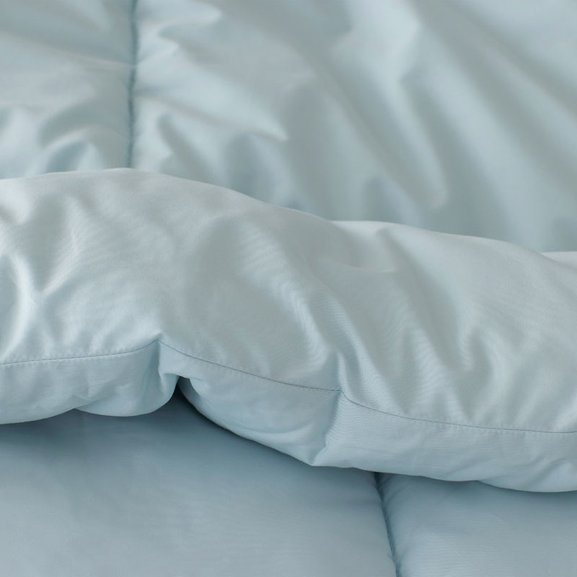 Classic Cool Cotton Percale Comforter - Pale Blue, Twin/Twin XL,Pale Blue