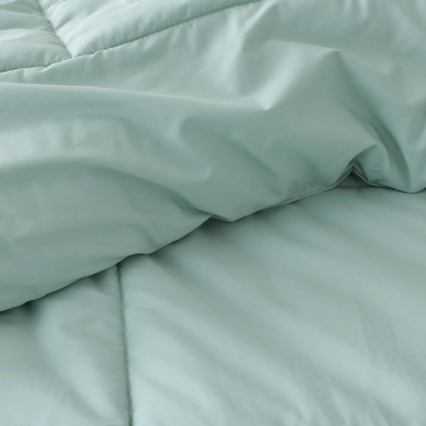 Classic Cool Cotton Percale Comforter - Sea Mist, Twin/Twin XL,Sea Mist