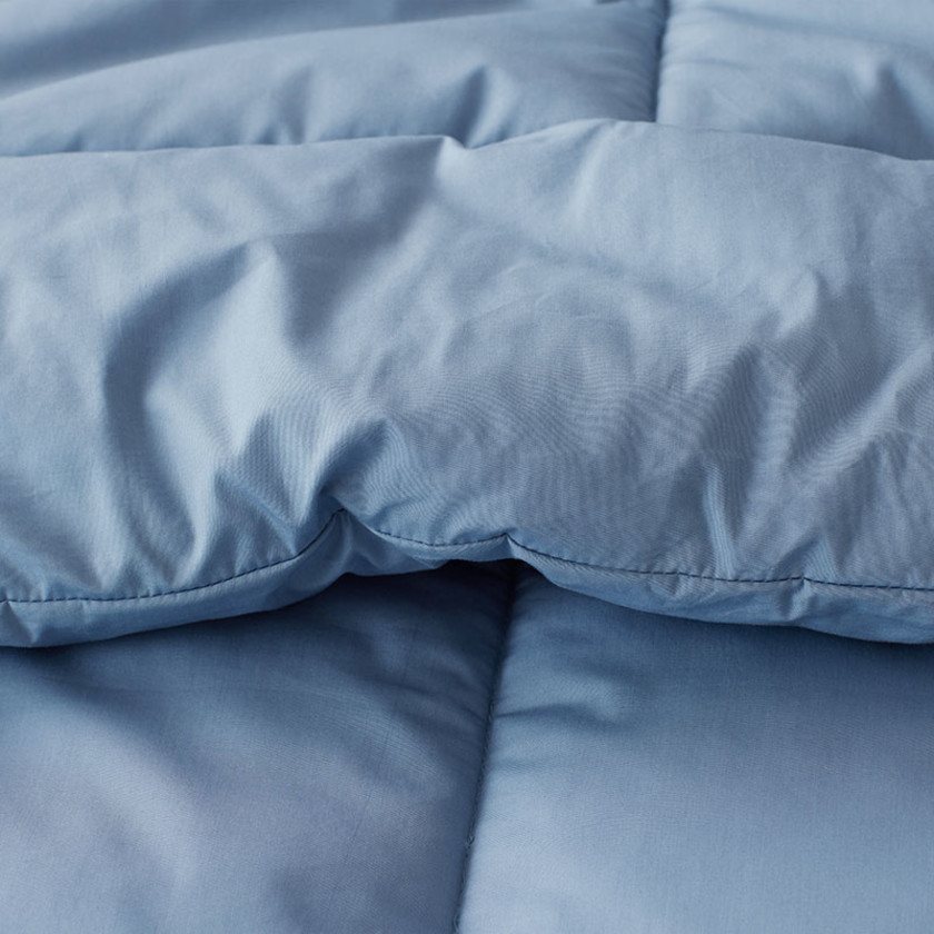 Classic Cool Cotton Percale Comforter - Slate Blue, Twin/Twin XL,Slate Blue