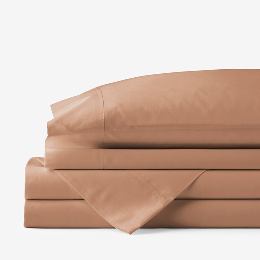 Classic Cool Cotton Percale Bed Sheet Set