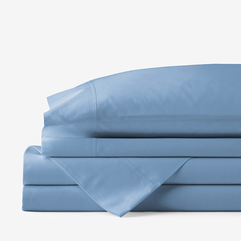 Classic Cool Cotton Percale Bed Sheet Set