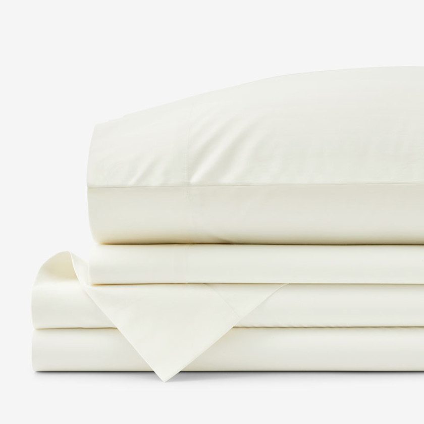 Classic Cool Cotton Percale Bed Sheet Set