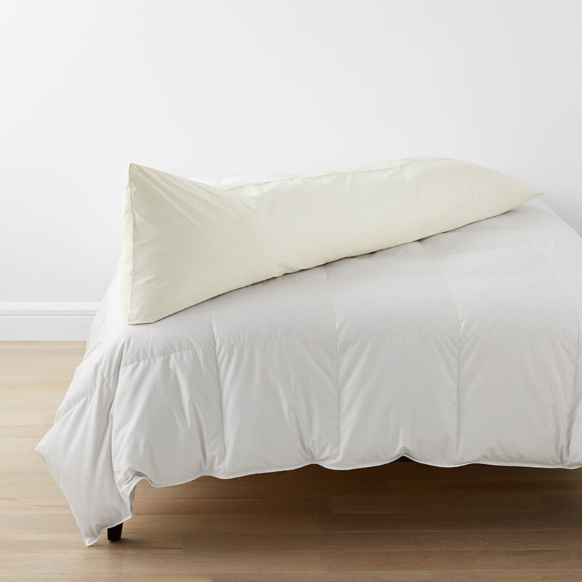 Classic Cool Cotton Percale Body Pillow Cover