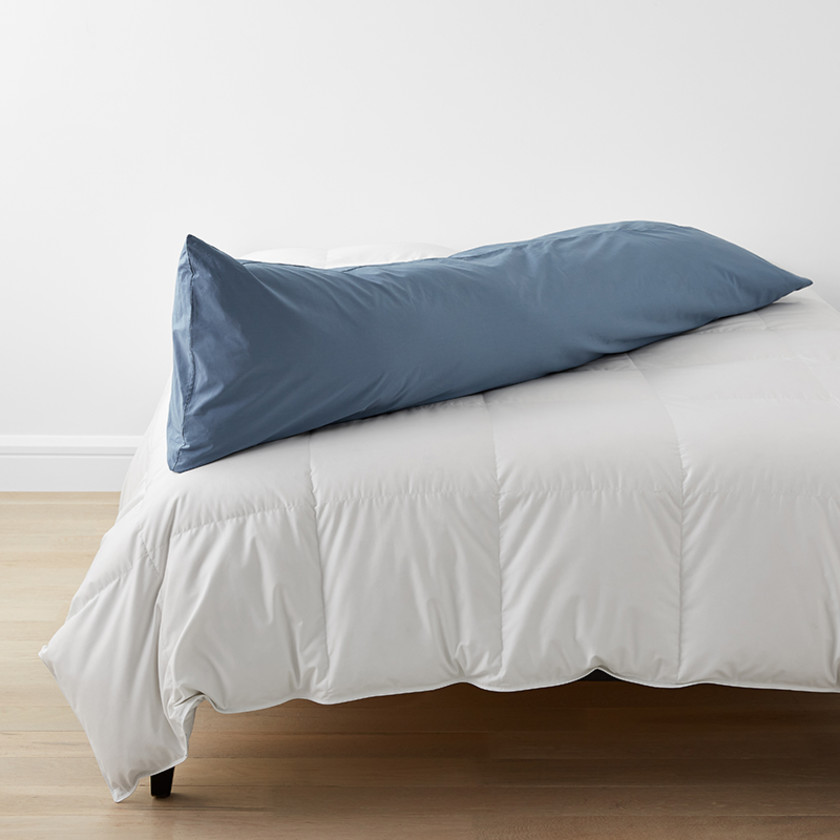 Classic Cool Cotton Percale Body Pillow Cover