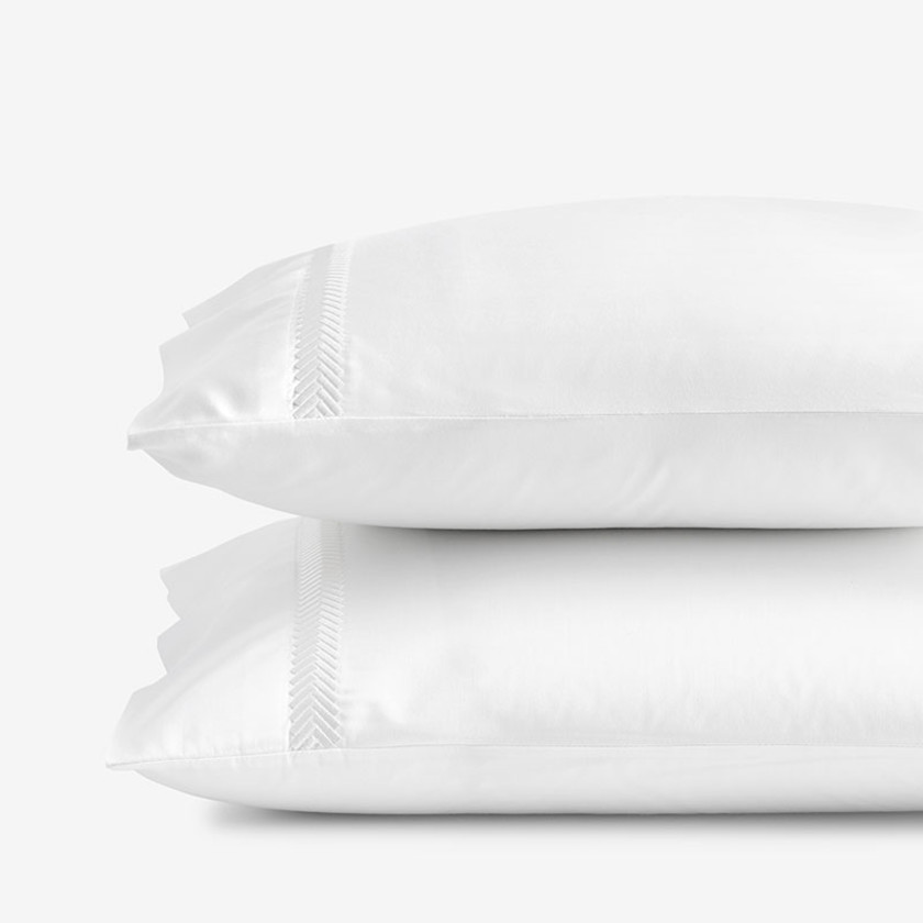 Hewett Luxe Smooth Egyptian Cotton Sateen Pillowcase Set