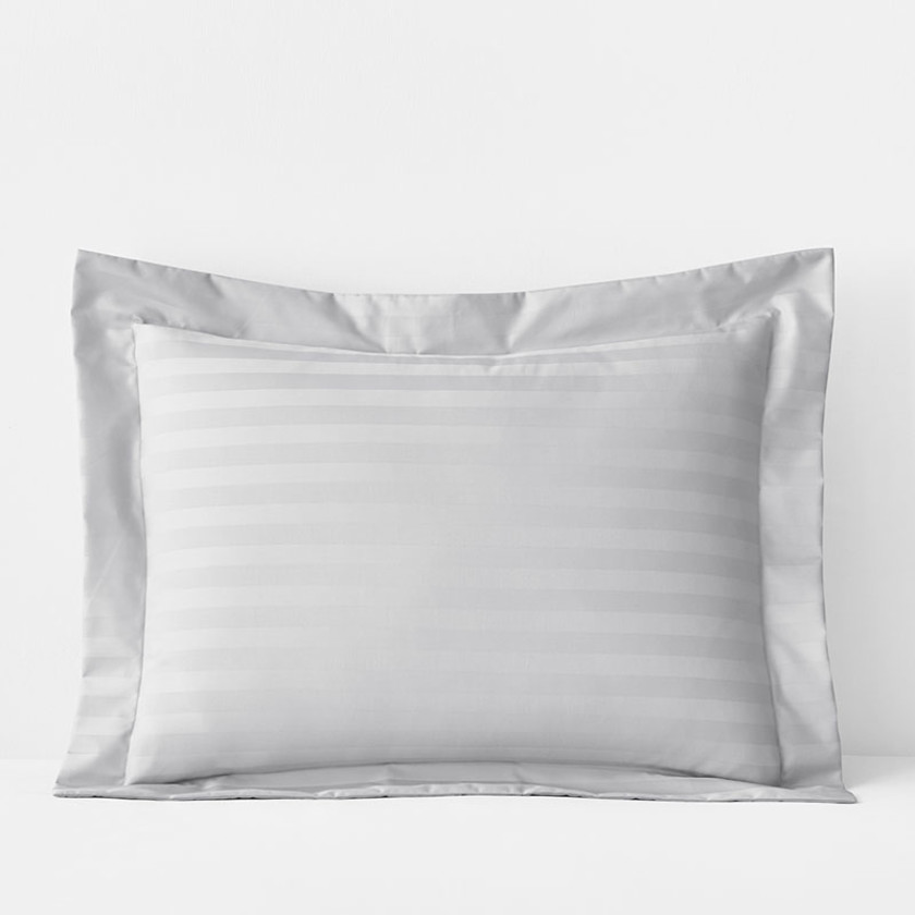 Dobby Stripe Classic Smooth Cotton Wrinkle-Free Sateen Sham