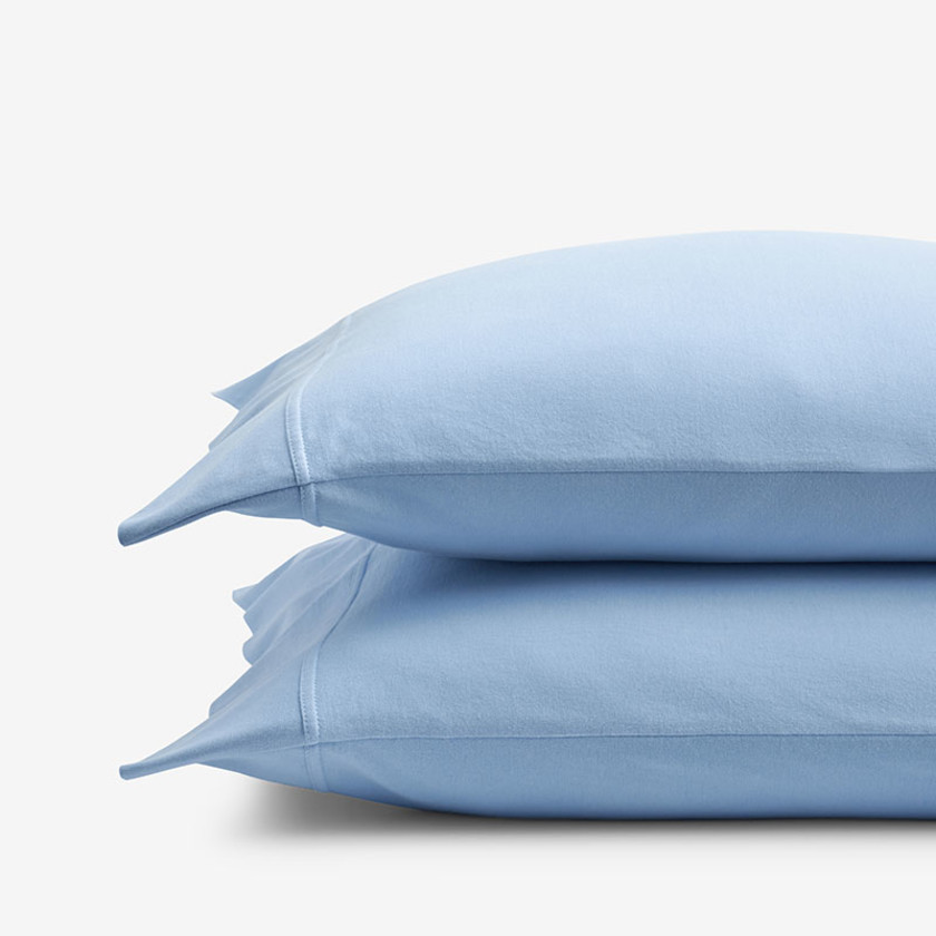 Classic Easy-Care Jersey Knit Pillowcase Set