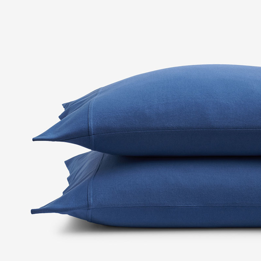 Classic Easy-Care Jersey Knit Pillowcase Set