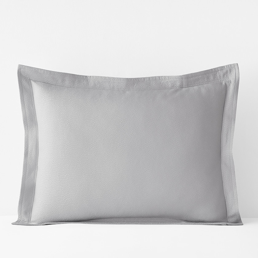 Asher Cotton Matelassé Sham - Light Gray,Light Gray