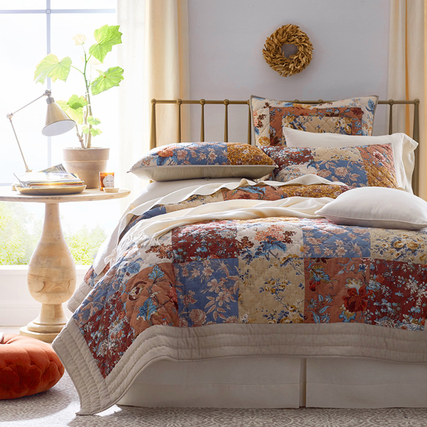 Relaxed Linen Bed Skirt - White,White