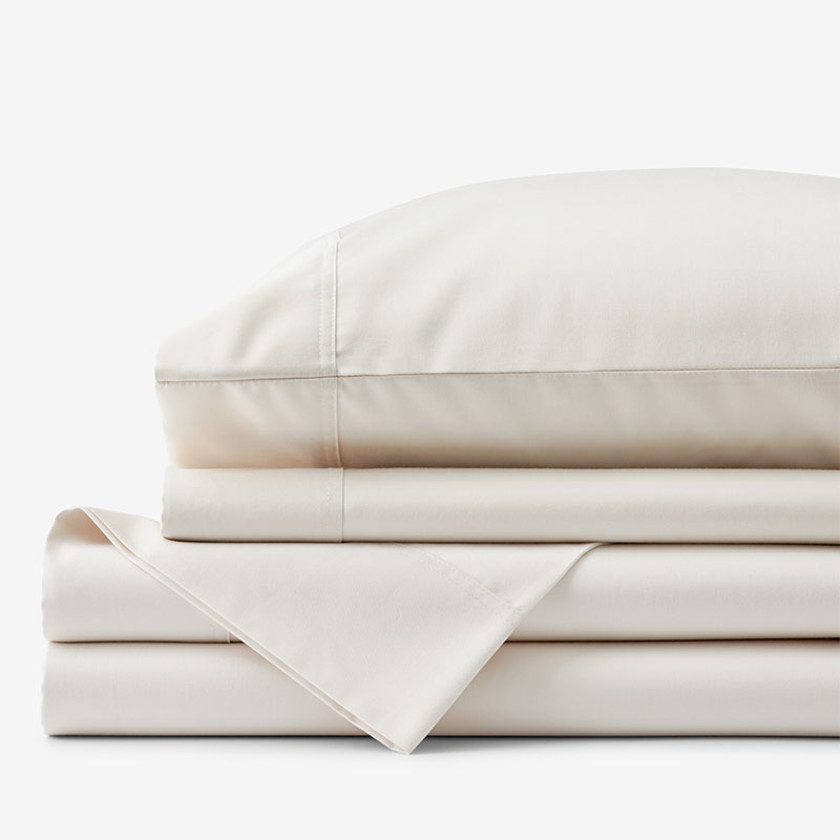 Premium Smooth Supima® Cotton Wrinkle-Free Sateen Bed Sheet Set