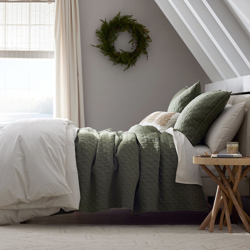Air Layer Quilt - Green, Twin/Twin XL,Green