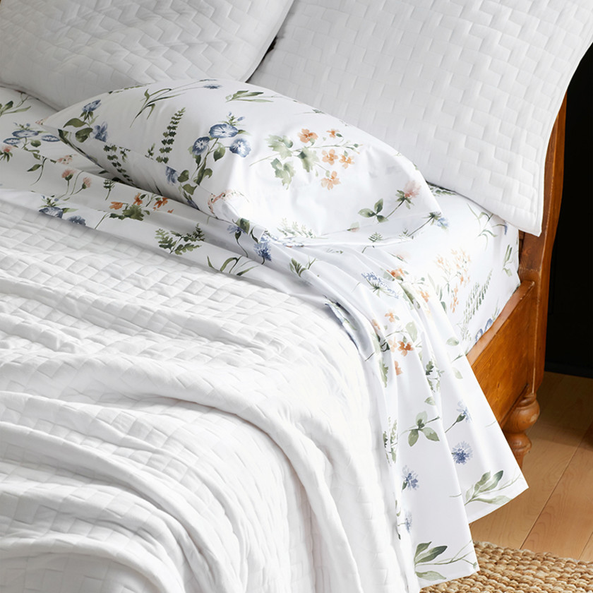 Air Layer Quilt - White, Twin/Twin XL,White
