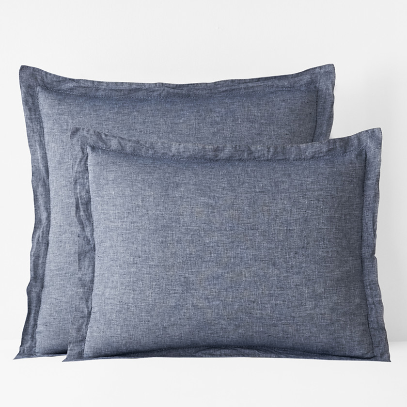 Premium Breathable Relaxed Chambray Linen Sham