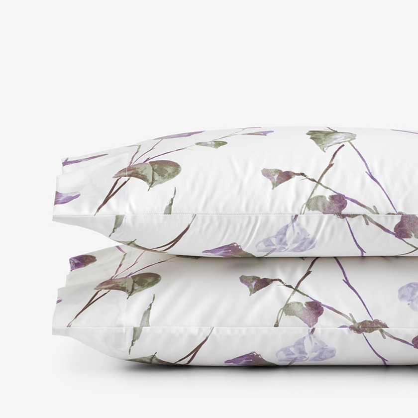 Spring Leaf Premium Smooth Wrinkle-Free Sateen Pillowcase Set