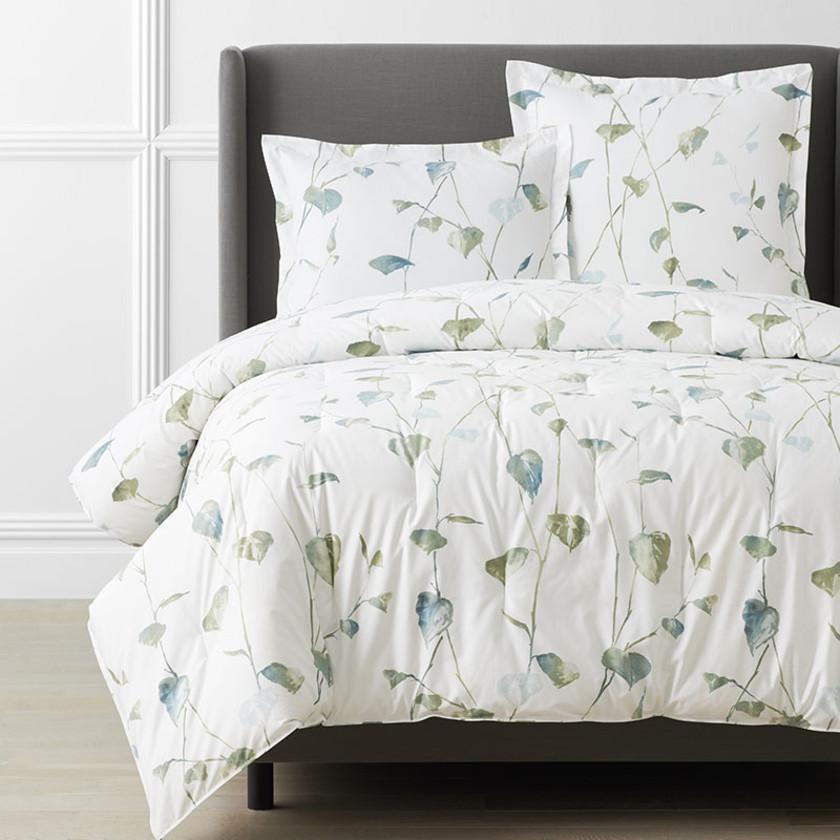 Spring Leaf Premium Smooth Wrinkle-Free Sateen Comforter