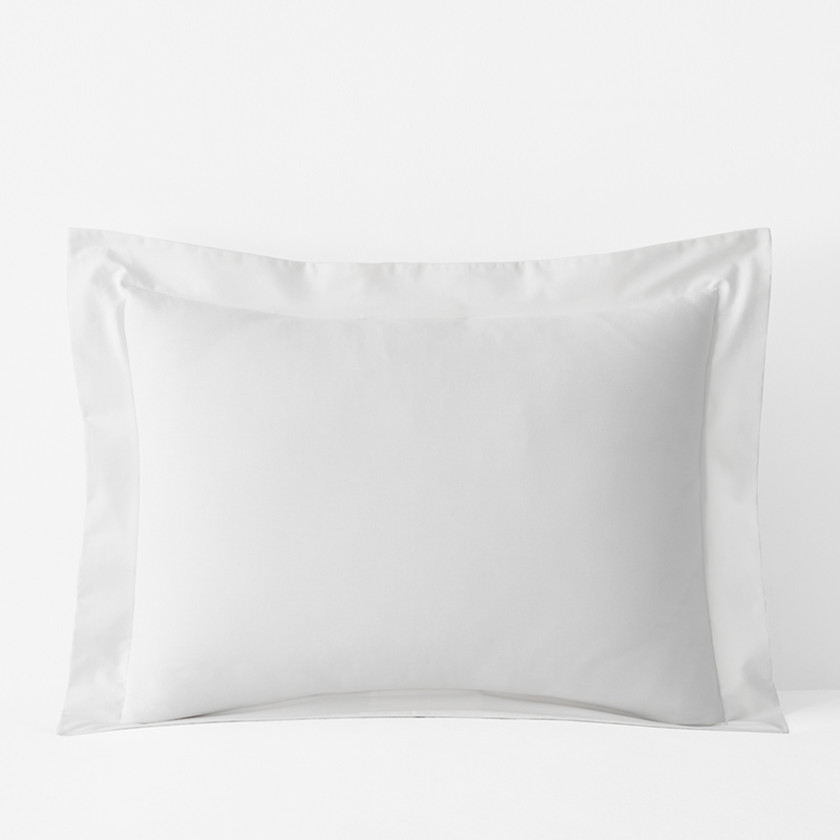 Brushed Cotton Sham - White, Standard,White