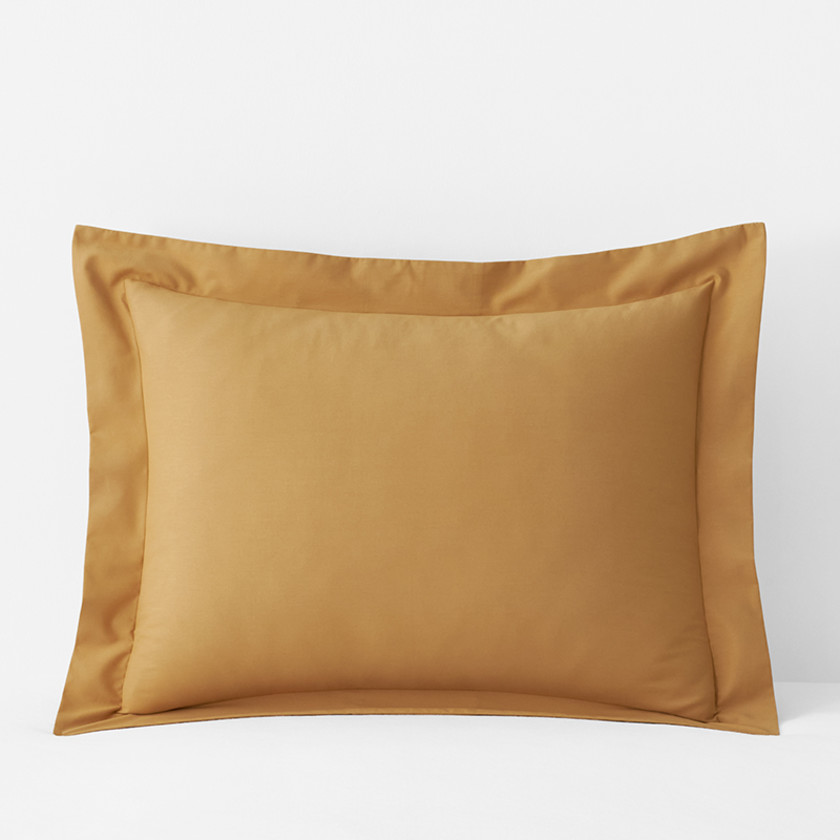 Brushed Cotton Sham - Nutmeg, Standard,Nutmeg