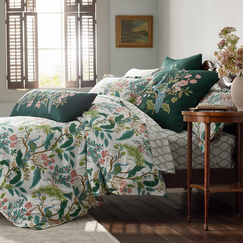 Peacock Classic Smooth Sateen Duvet Cover