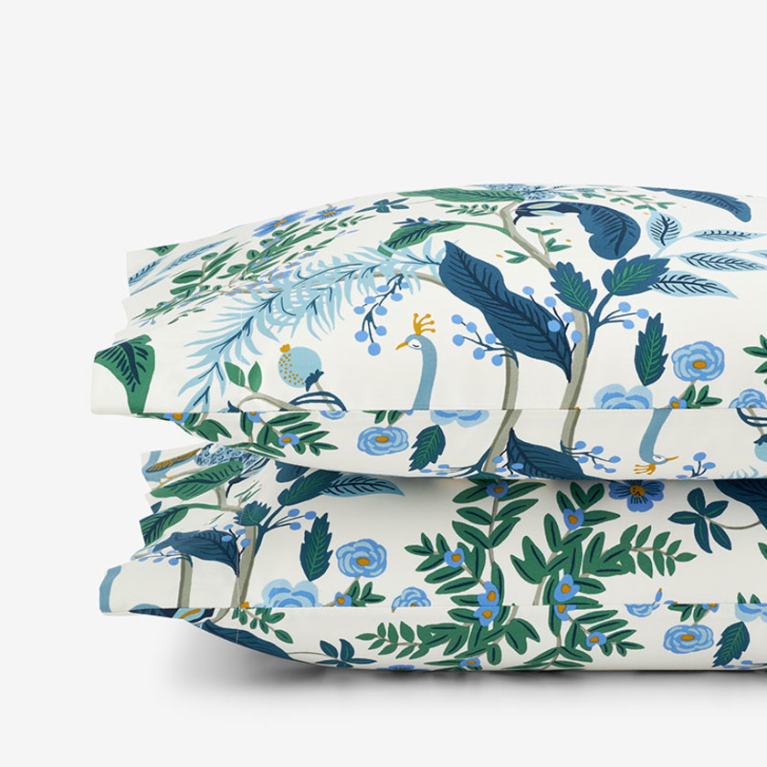 Peacock Classic Smooth Sateen Pillowcase Set