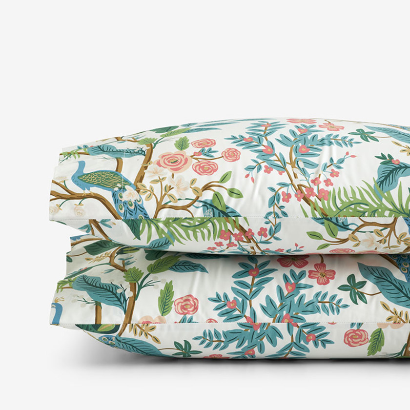 Peacock Classic Smooth Sateen Pillowcase Set