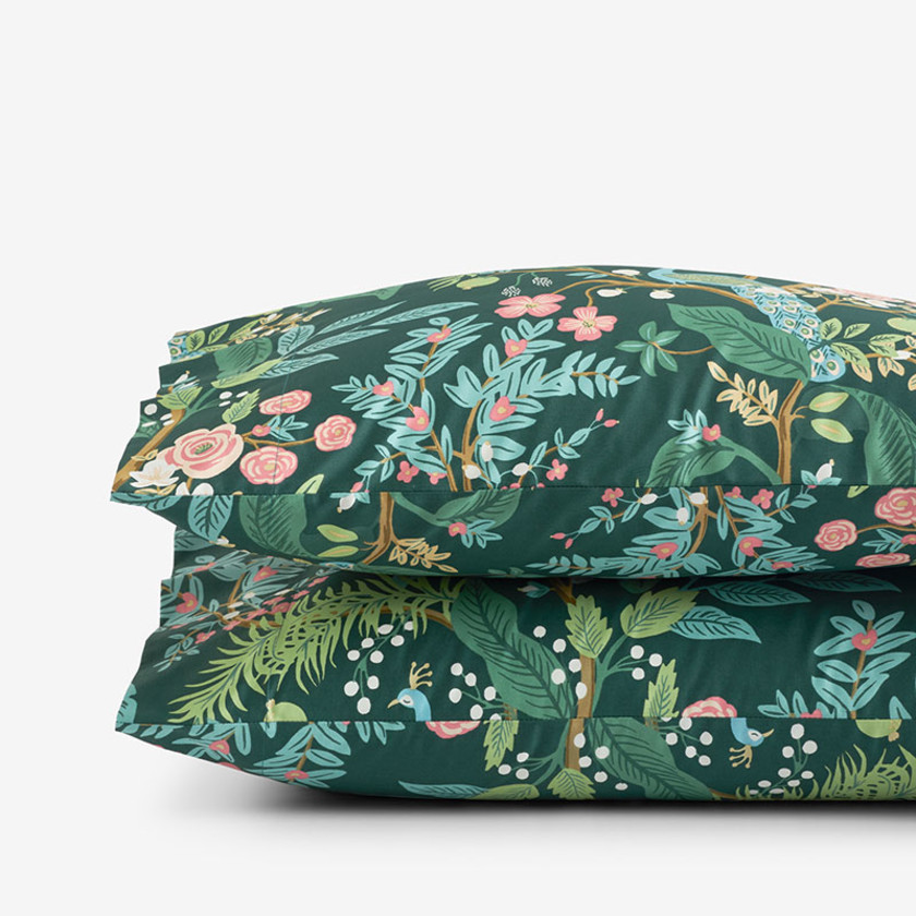 Peacock Classic Smooth Sateen Pillowcase Set
