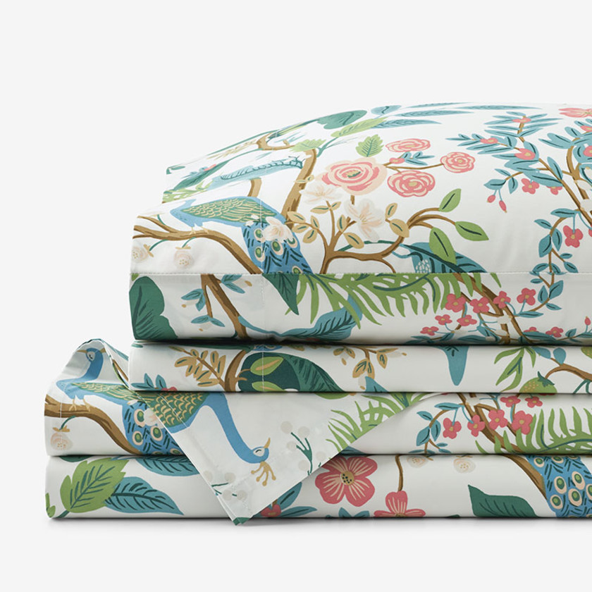 Peacock Classic Smooth Sateen Bed Sheet Set