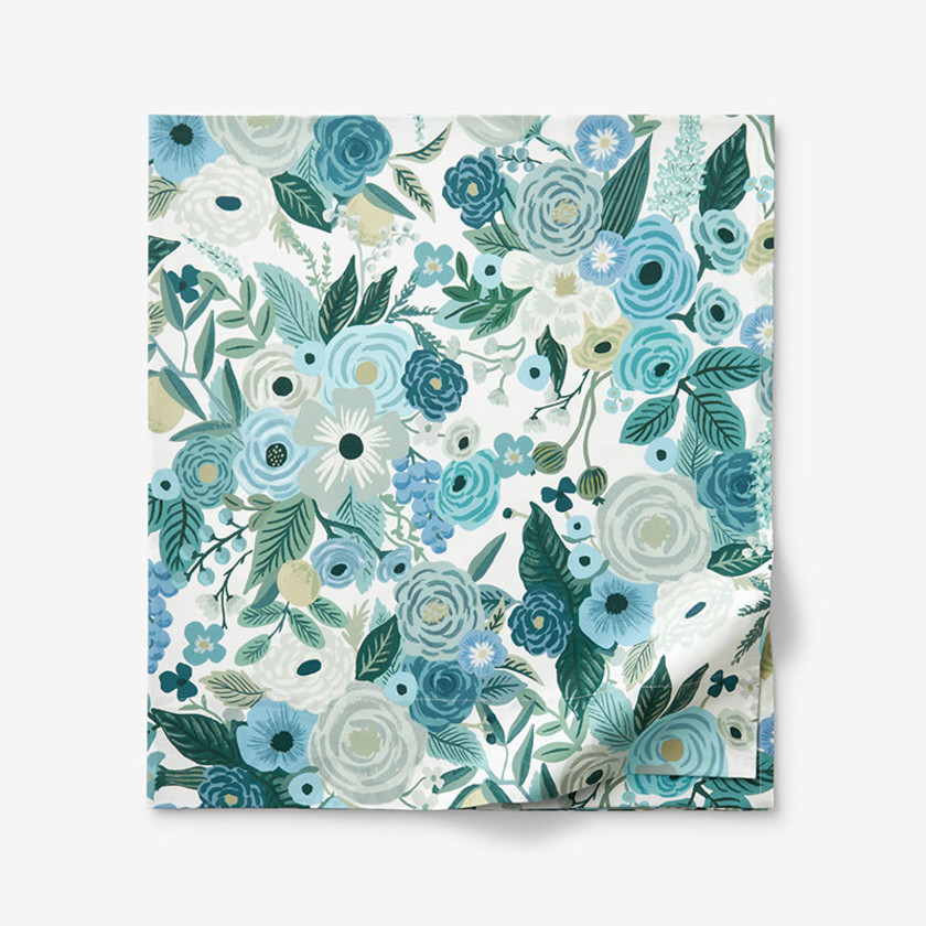 Garden Party Classic Cool Cotton Percale Flat Bed Sheet