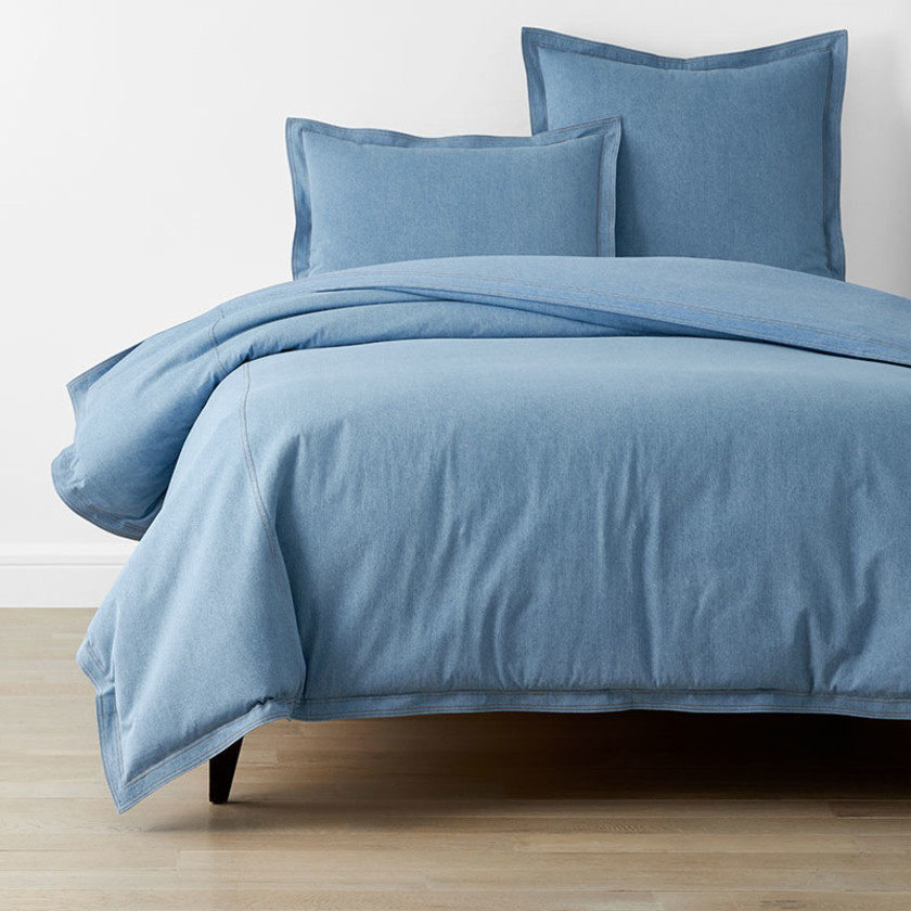 Washed Denim Duvet Cover