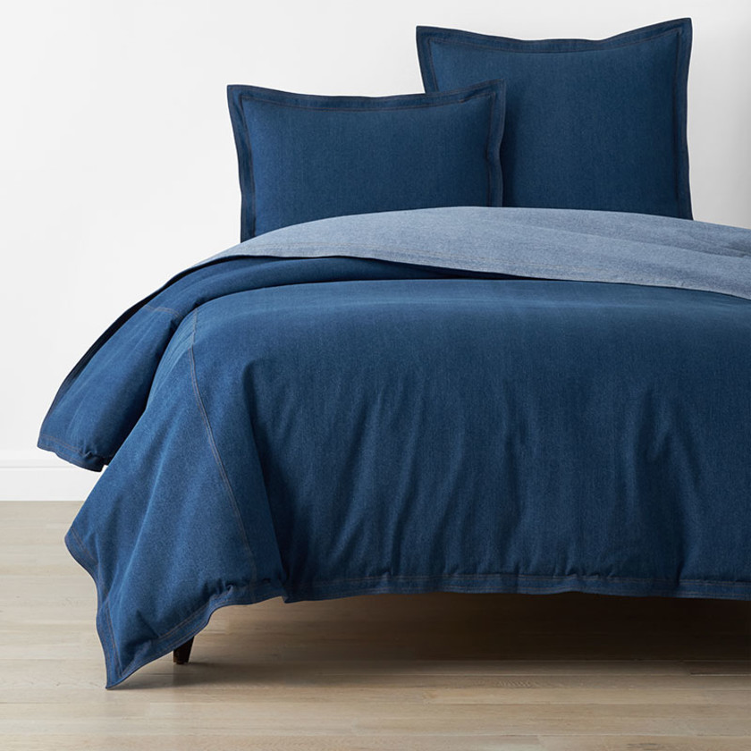 Washed Denim Duvet Cover