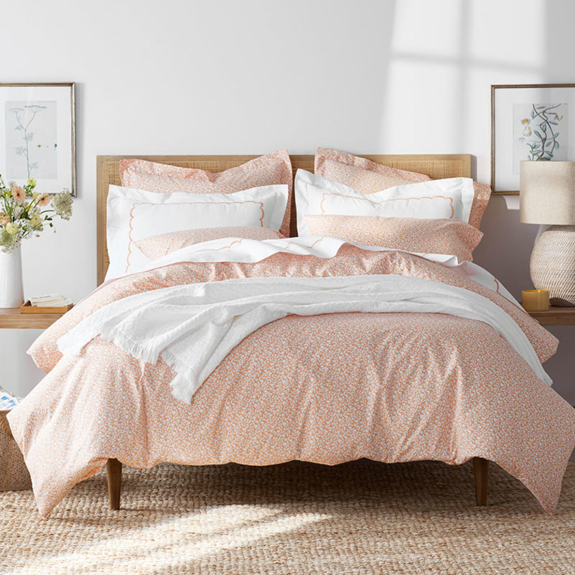 Serene Floral Classic Cool Percale Sham - Floral, Standard,Floral