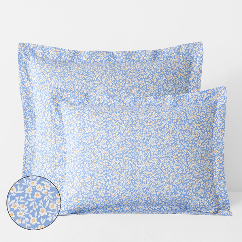 Serene Floral Classic Cool Percale Sham