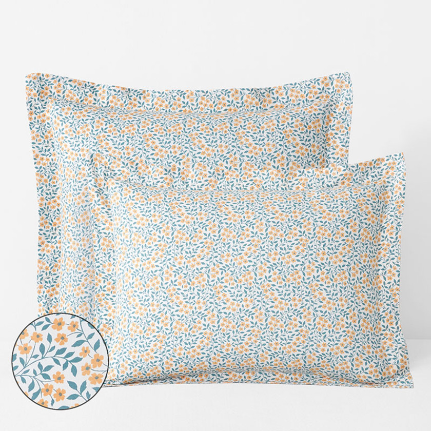 Serene Floral Classic Cool Percale Sham