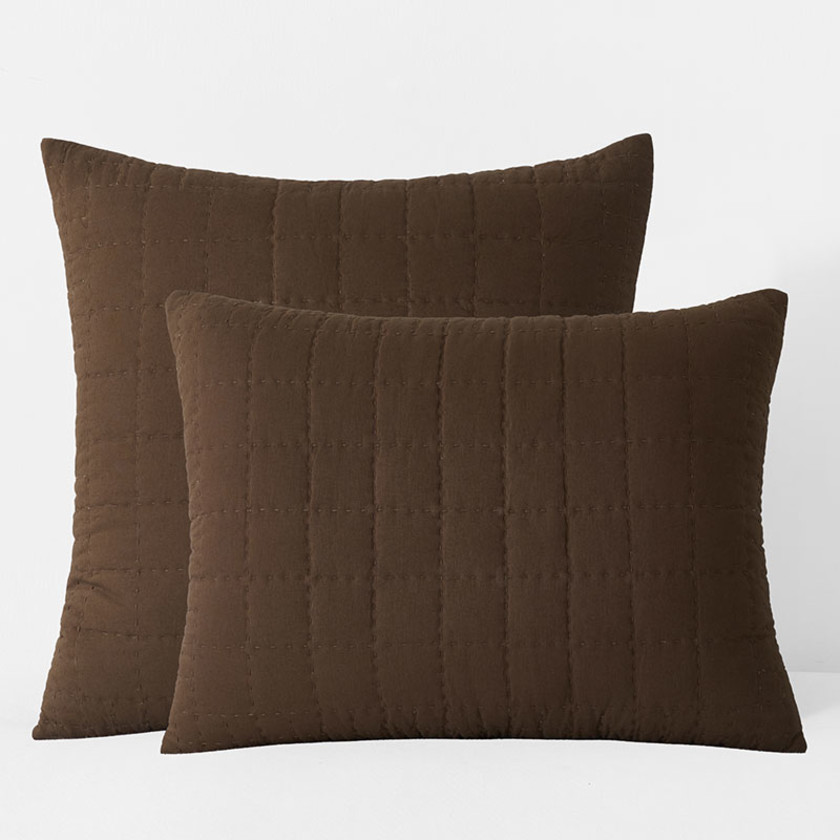 Box Stitch Quilted Sham
