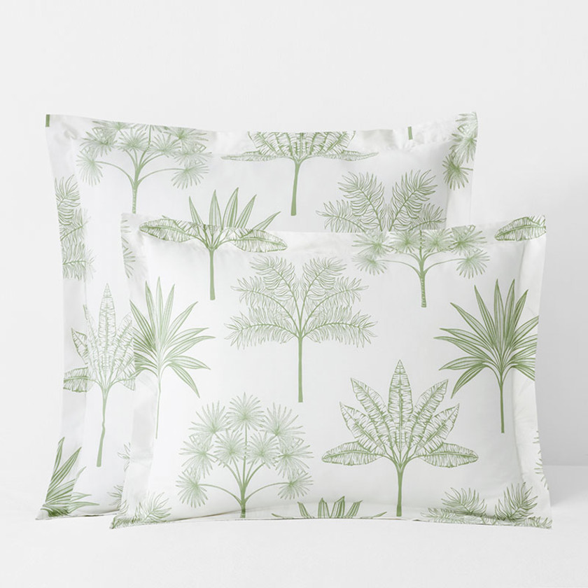 Tulum Forest Classic Cool Cotton Percale Sham