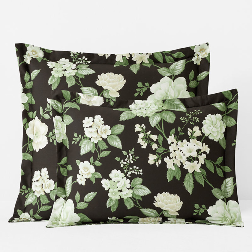 Blooming Flowers Premium Smooth Wrinkle-Free Sateen Reversible Sham