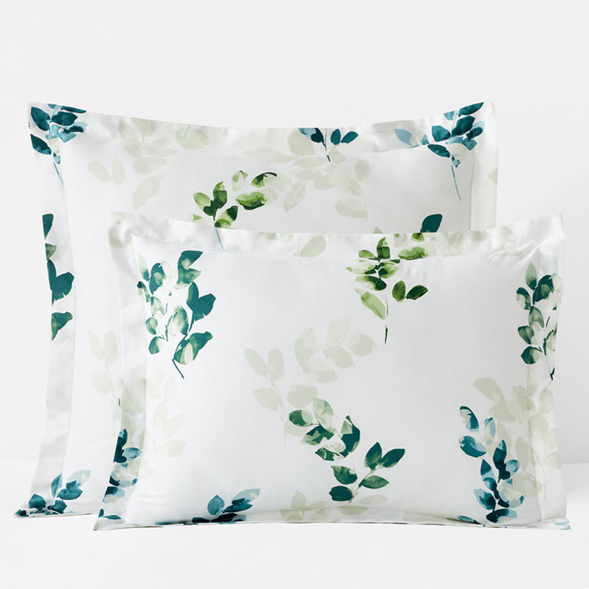 Deco Leaf Premium Smooth Sateen Sham