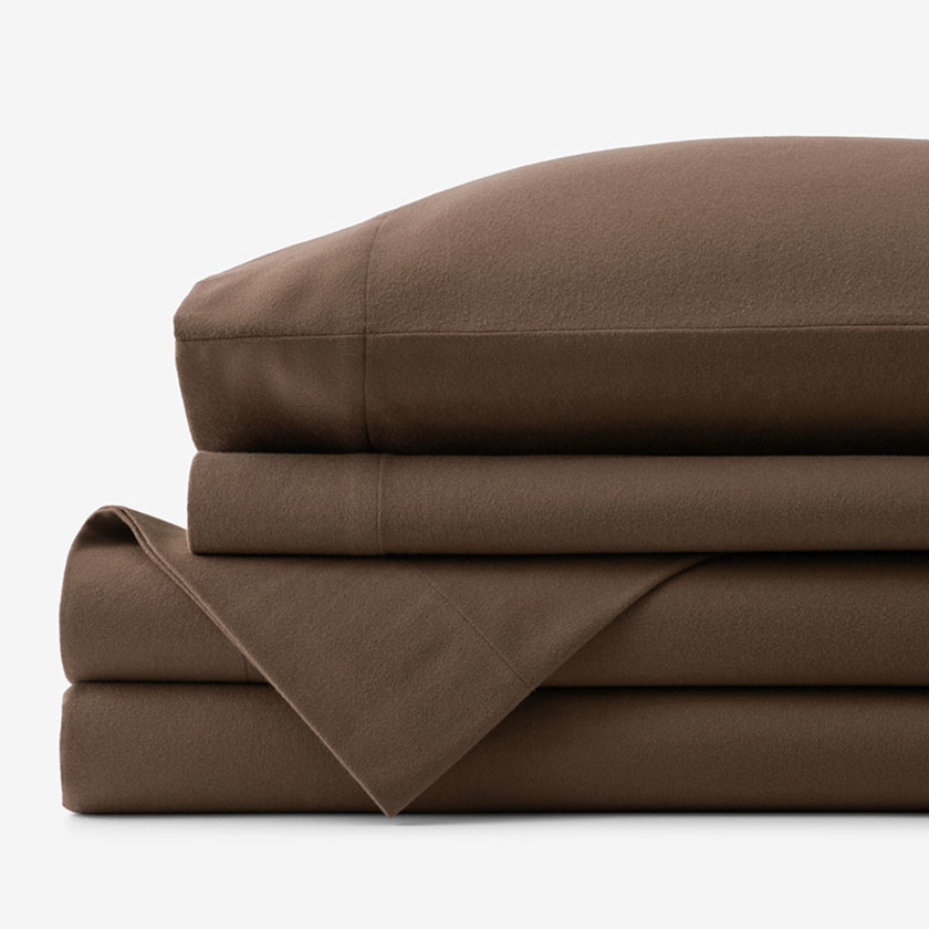 Classic Ultra-Cozy Cotton Velvet Flannel Bed Sheet Set