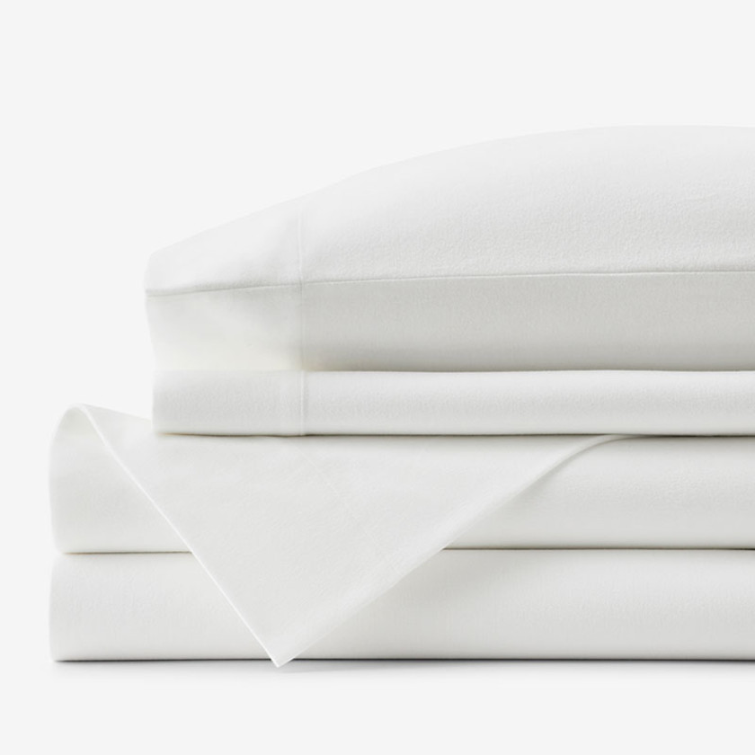 Classic Ultra-Cozy Cotton Velvet Flannel Bed Sheet Set