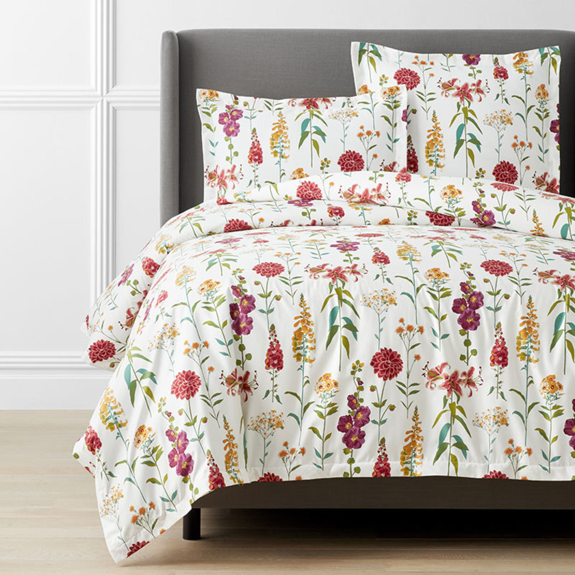 Flower Garden Premium Smooth Wrinkle-Free Sateen Duvet Cover