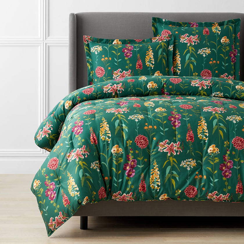 Flower Garden Premium Smooth Wrinkle-Free Sateen Comforter