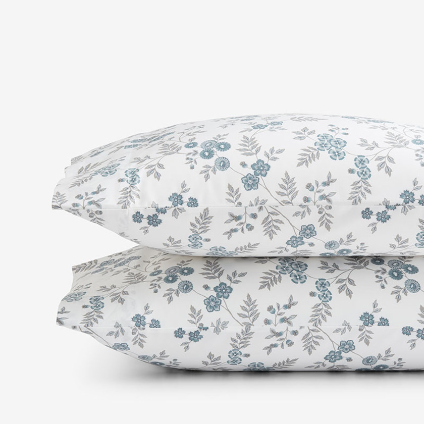 Kate Floral Premium Smooth Sateen Pillowcase Set