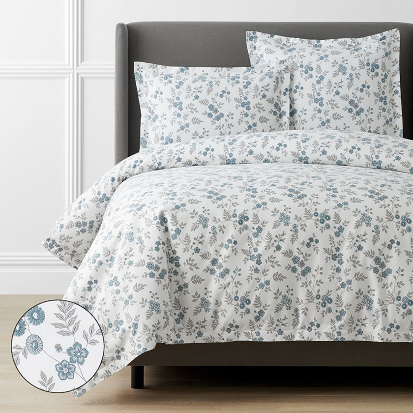 Kate Floral Premium Smooth Sateen Duvet Cover